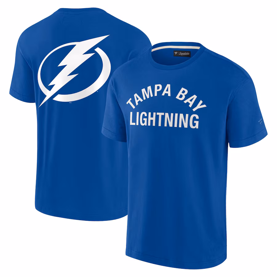 Unisex Tampa Bay Lightning Fanatics Royal Elements Super Soft Short Sleeve T-Shirt - Jersey