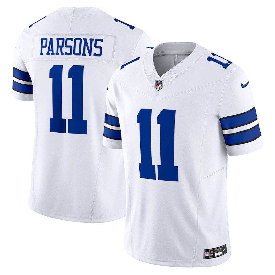 Men's Dallas Cowboys Micah Parsons Nike White Vapor F.U.S.E. Limited Jersey - Jersey