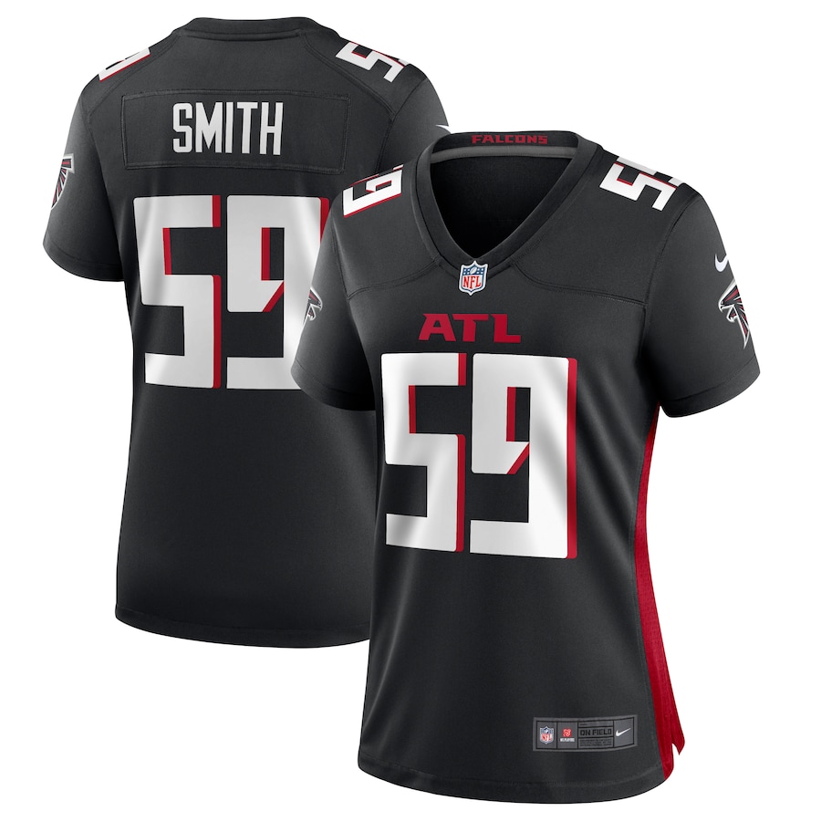Women's Atlanta Falcons Andre Smith Nike  Black  Game Jersey - Jersey