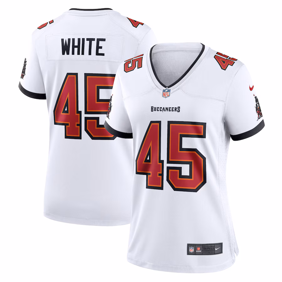 Women's Tampa Bay Buccaneers Devin White Nike White Game Jersey - Jersey