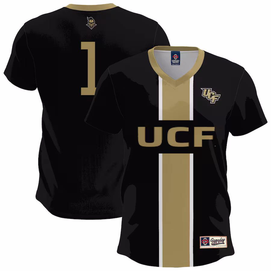 Youth GameDay Greats  Black UCF Knights Lightweight Soccer Fashion Jersey - Jersey