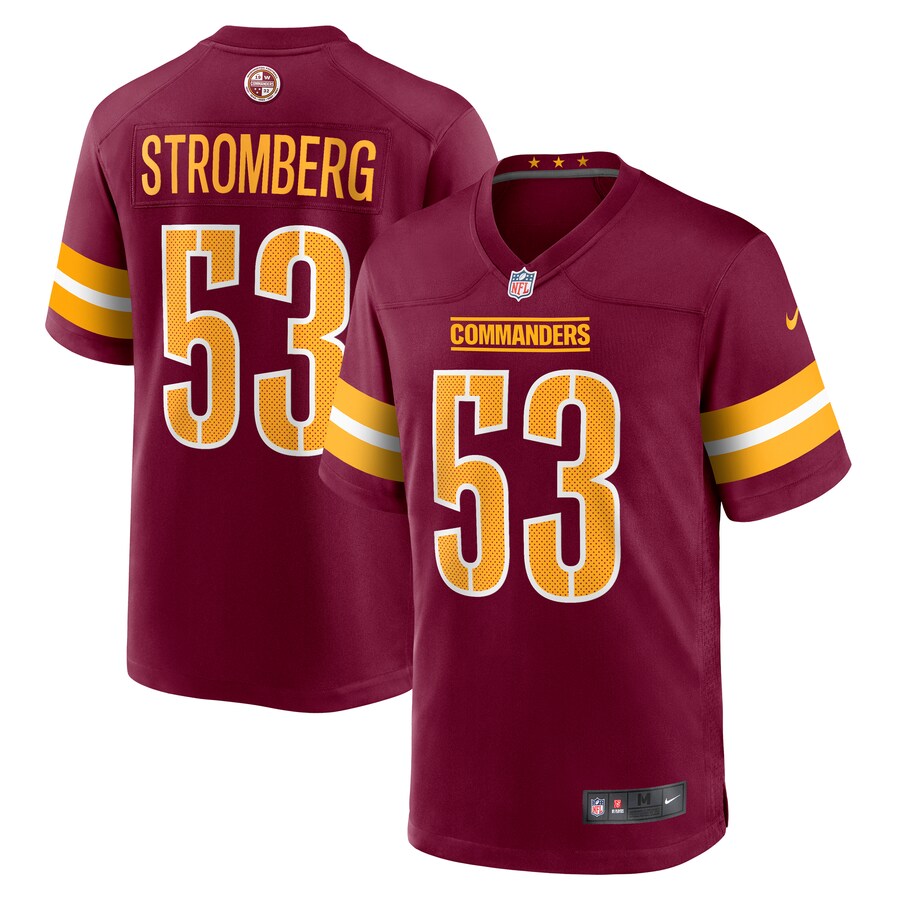 Men's Washington Commanders Ricky Stromberg Nike Burgundy Team Game Jersey - Jersey