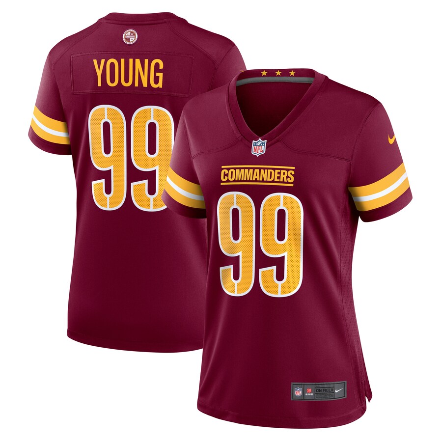 Women's Washington Commanders Chase Young Nike Burgundy Player Jersey - Jersey