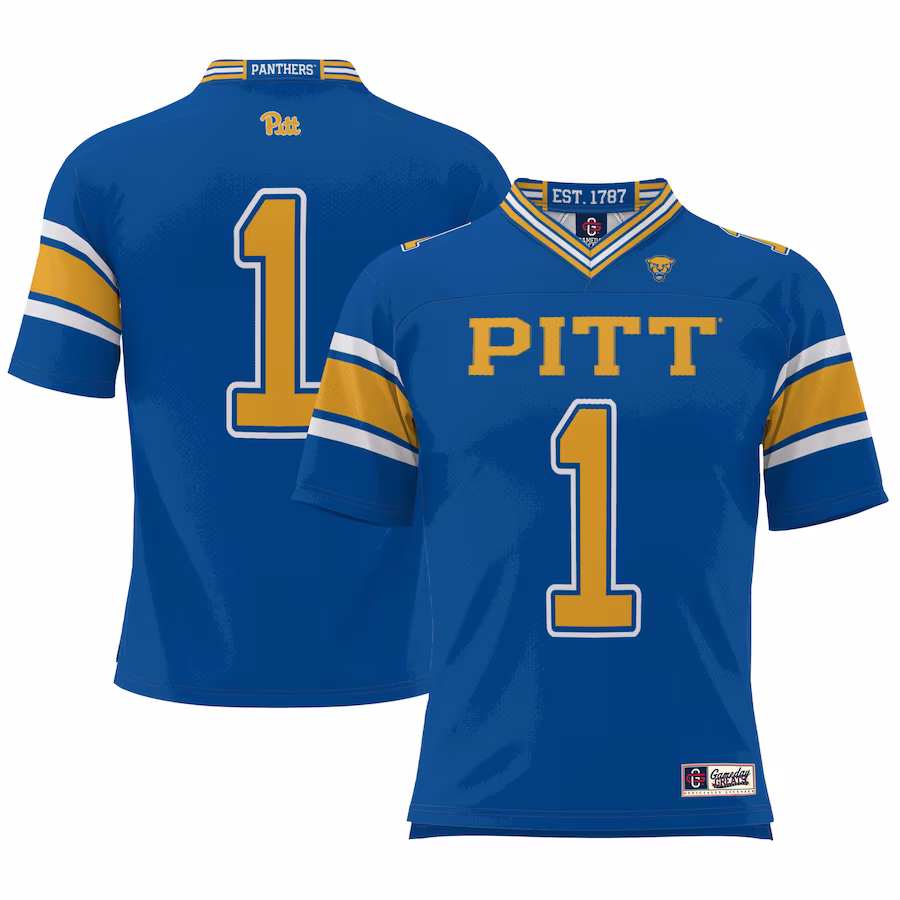 #1 Pitt Panthers GameDay Greats Football Jersey - Cardinal - Jersey