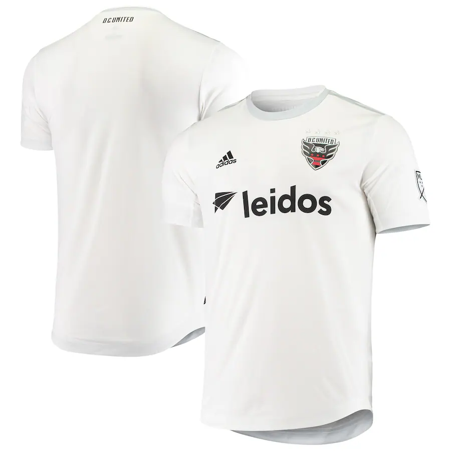 Men's D.C. United adidas White 2020 Authentic Away Jersey - Jersey
