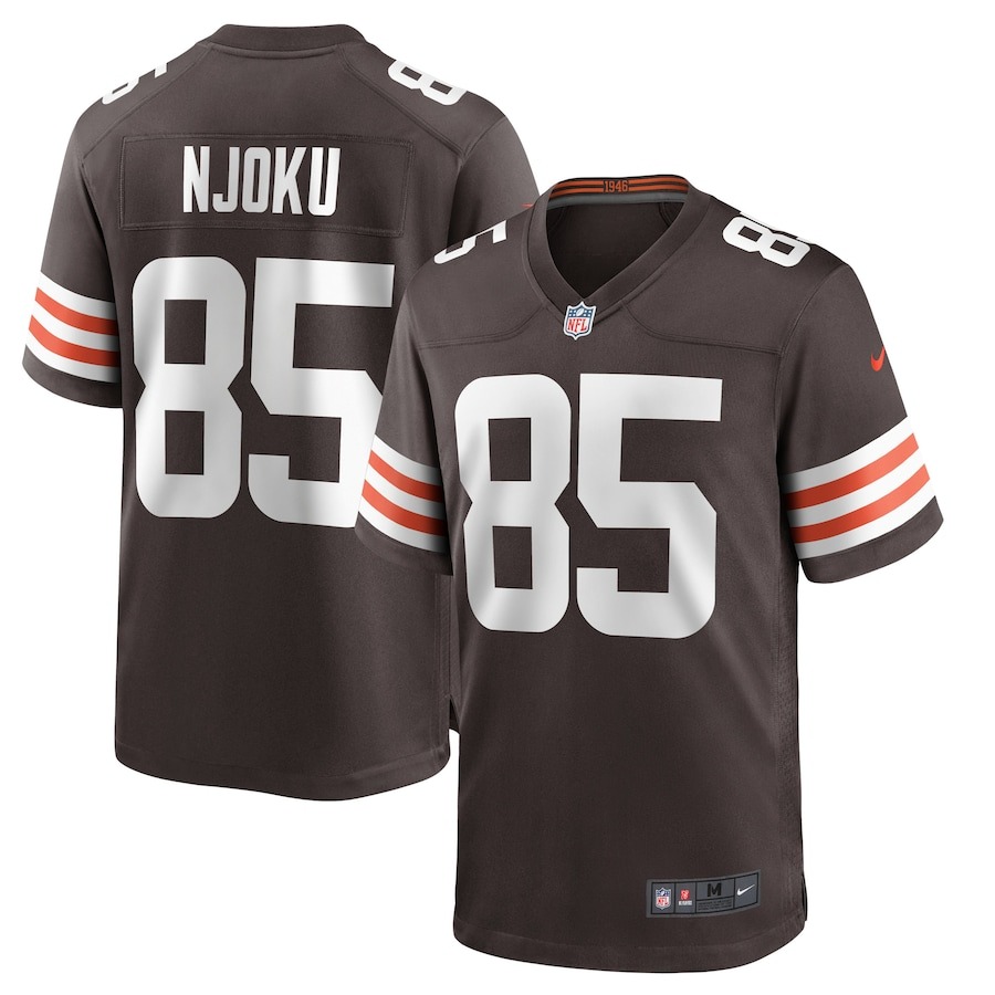 Men's Cleveland Browns David Njoku Nike Brown Player Game Jersey - Jersey