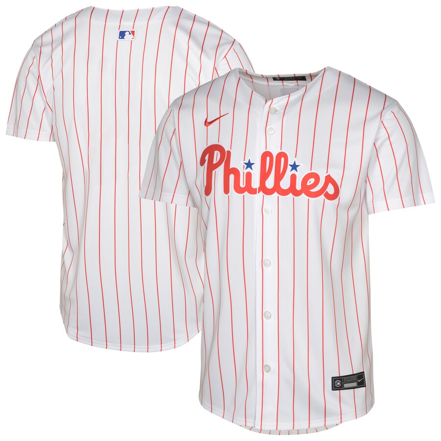 Youth Philadelphia Phillies Nike White Home Blank Limited Jersey - Jersey