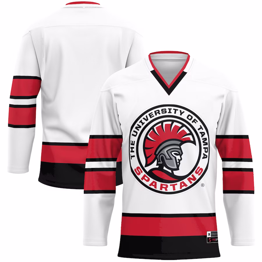 Tampa Spartans GameDay Greats Hockey Jersey - White - Jersey