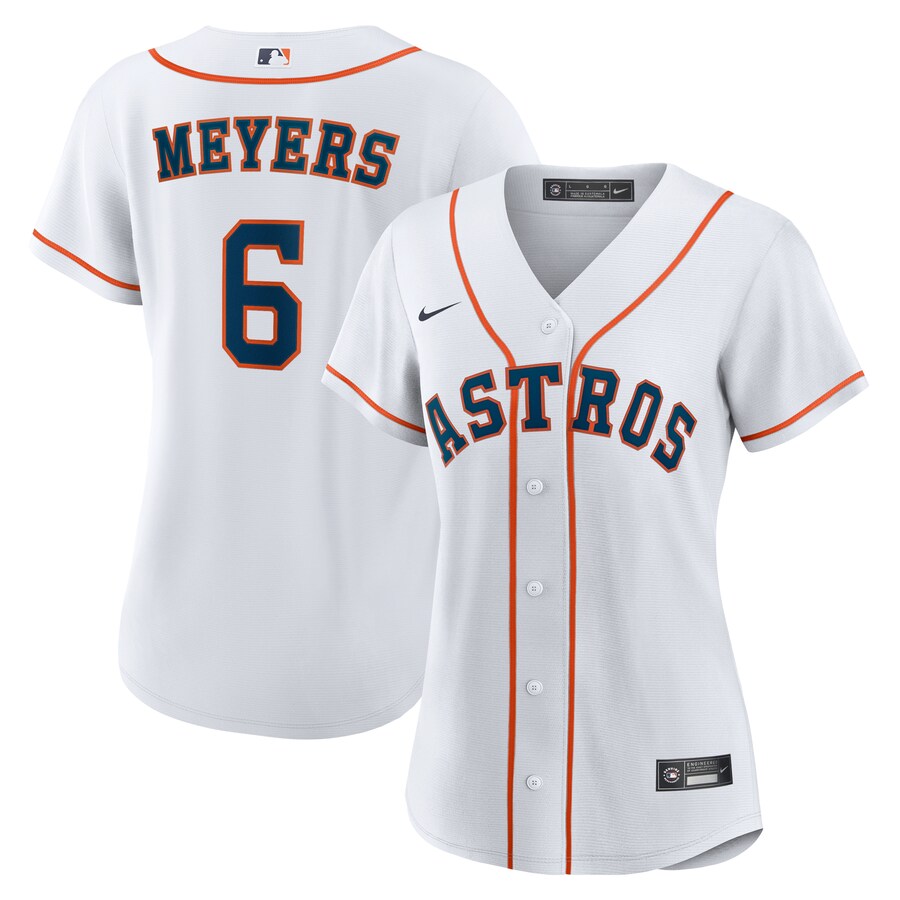 Women's Houston Astros Jake Meyers Nike White Home Replica Jersey - Jersey