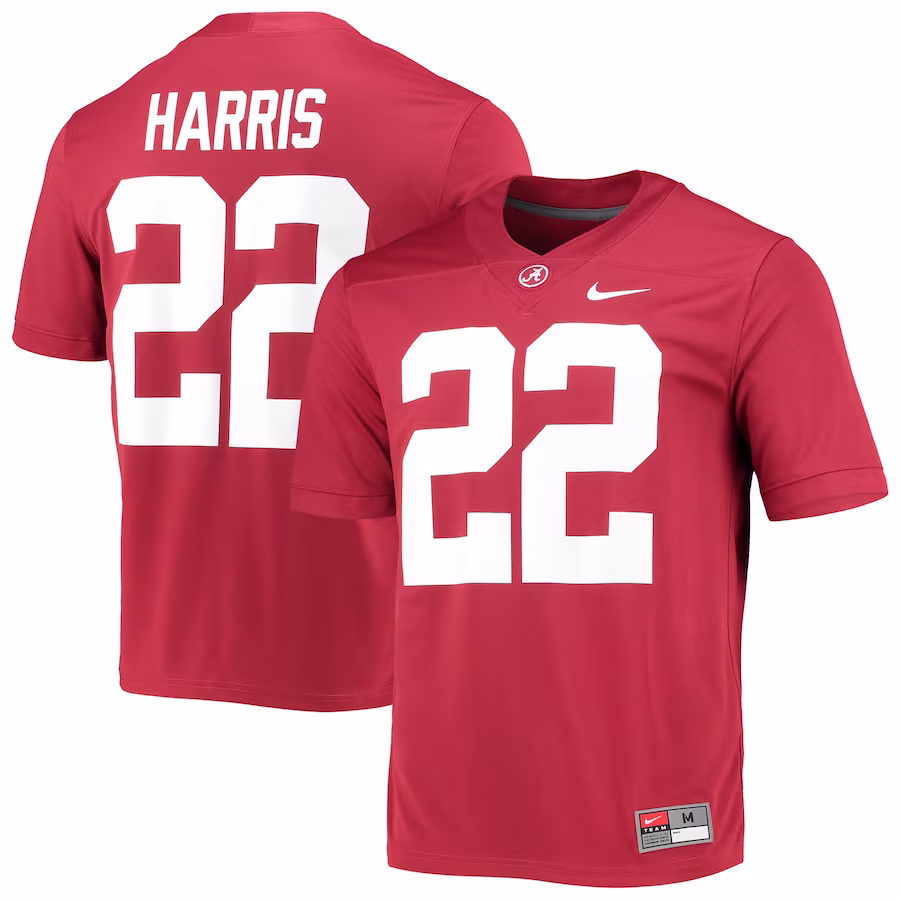Najee Harris Alabama Crimson Tide Nike 2021 Draft Class Game Jersey - Crimson - Jersey