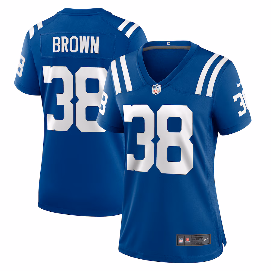 Women's Indianapolis Colts Pharaoh Brown Nike Royal Game Player Jersey - Jersey
