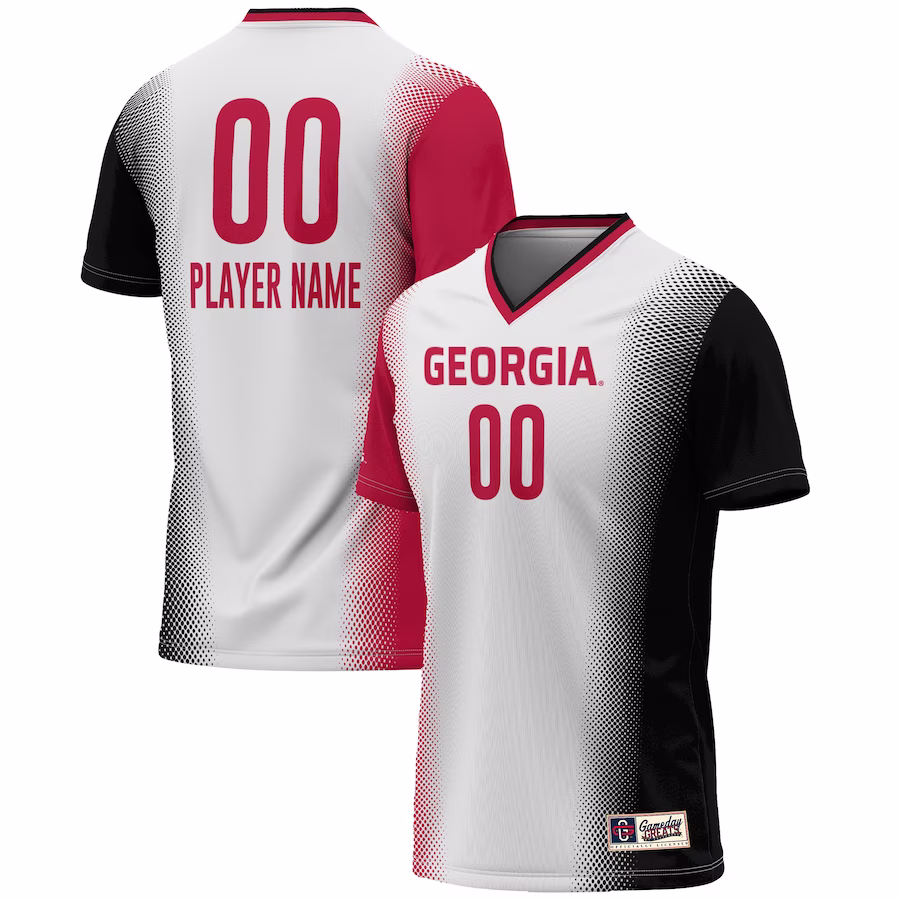 Georgia Bulldogs GameDay Greats Unisex NIL Pick-A-Player Lightweight Women's Soccer Jersey - White - Jersey