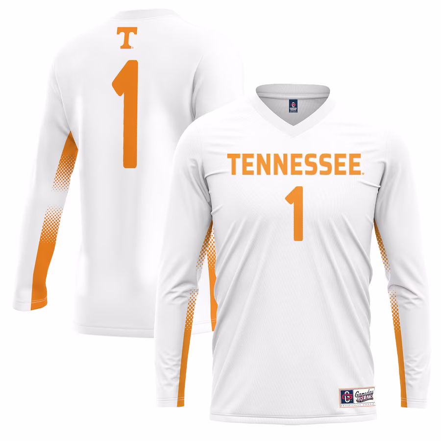 #1 Tennessee Volunteers GameDay Greats Unisex Lightweight Volleyball Jersey - White - Jersey
