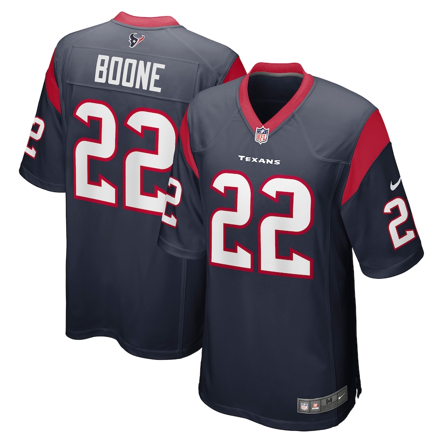 Men's Houston Texans Mike Boone Nike Navy Game Player Jersey - Jersey