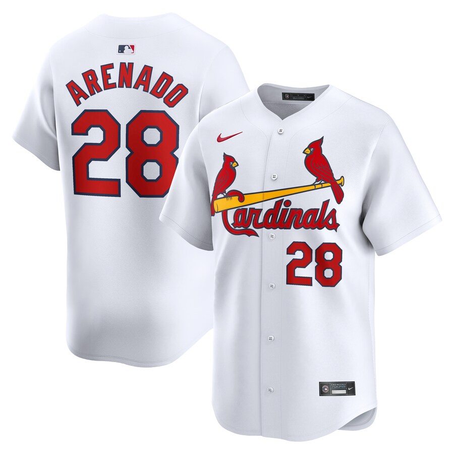 Youth St. Louis Cardinals Nolan Arenado Nike White Home Limited Player Jersey - Jersey