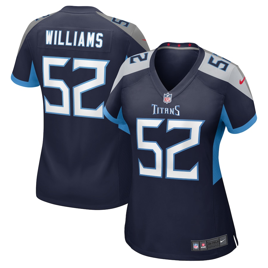 Women's Tennessee Titans James Williams Nike Navy Game Jersey - Jersey