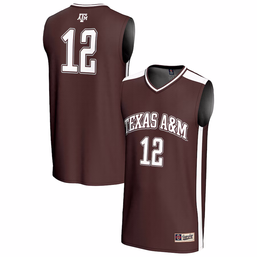 Unisex GameDay Greats #12 Maroon Texas A&M Aggies Lightweight Basketball Fashion Jersey - Jersey
