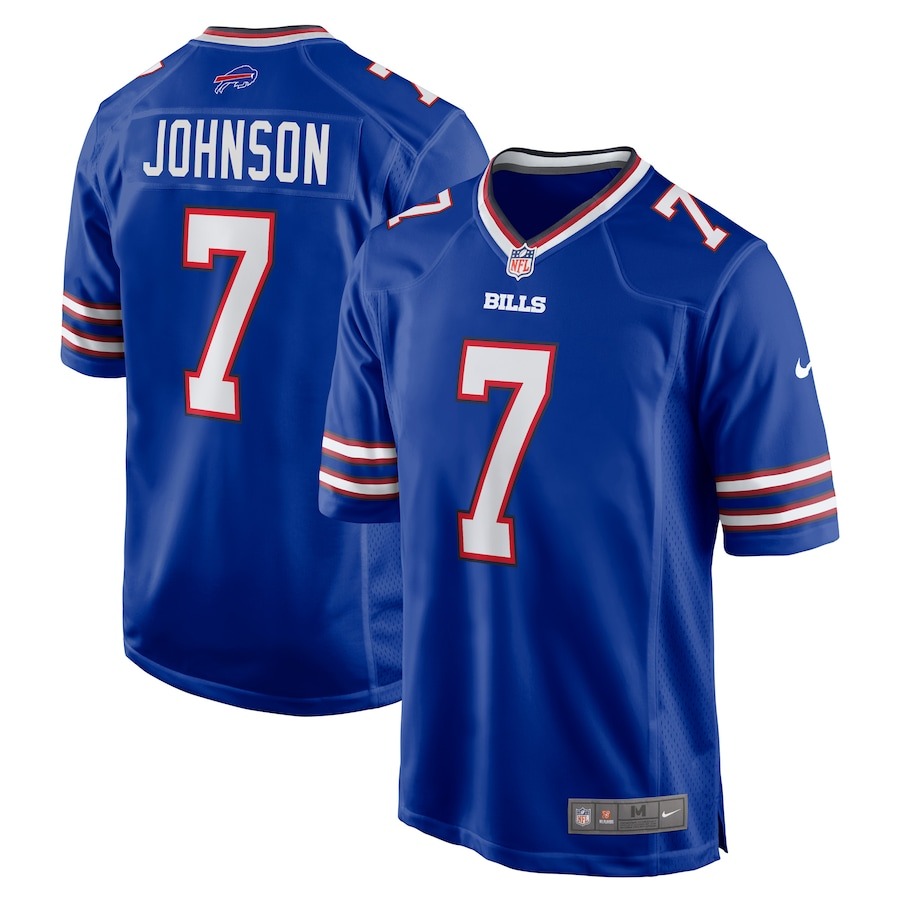 Men's Buffalo Bills Taron Johnson Nike Royal Game Jersey - Jersey
