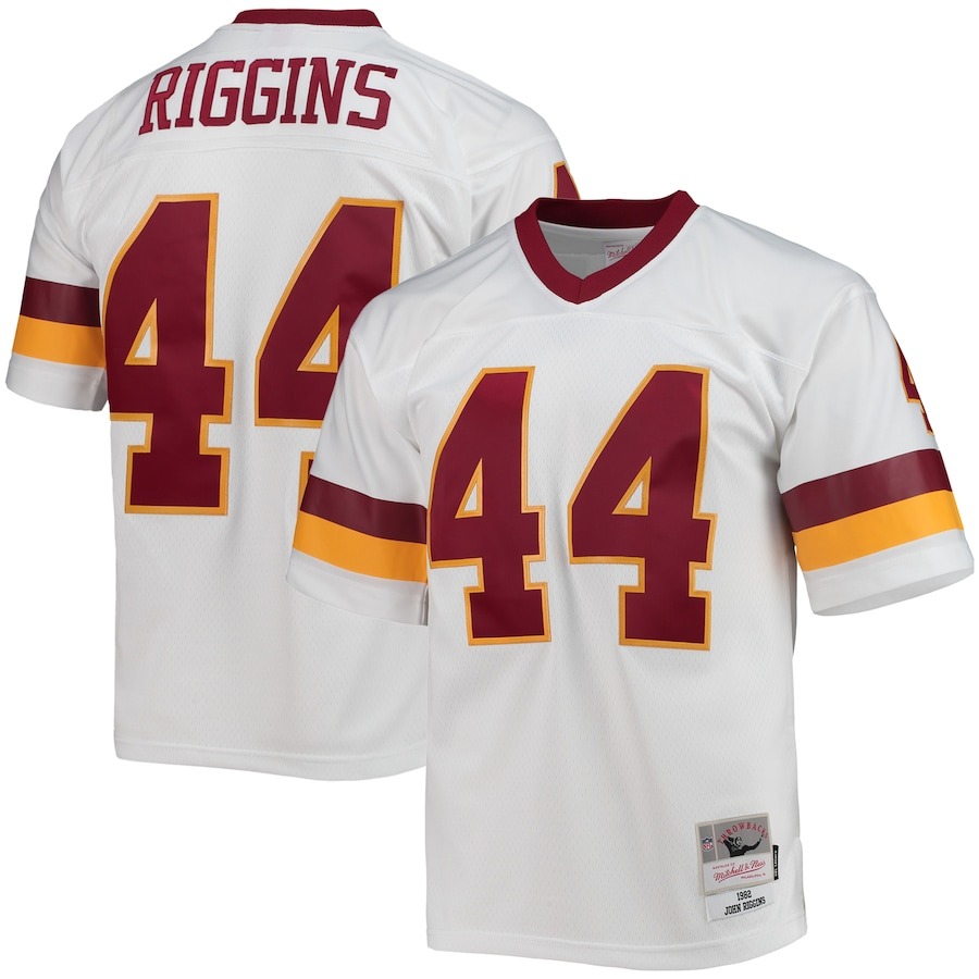Men's Washington Football Team John Riggins Mitchell & Ness White Legacy Replica Jersey - Jersey
