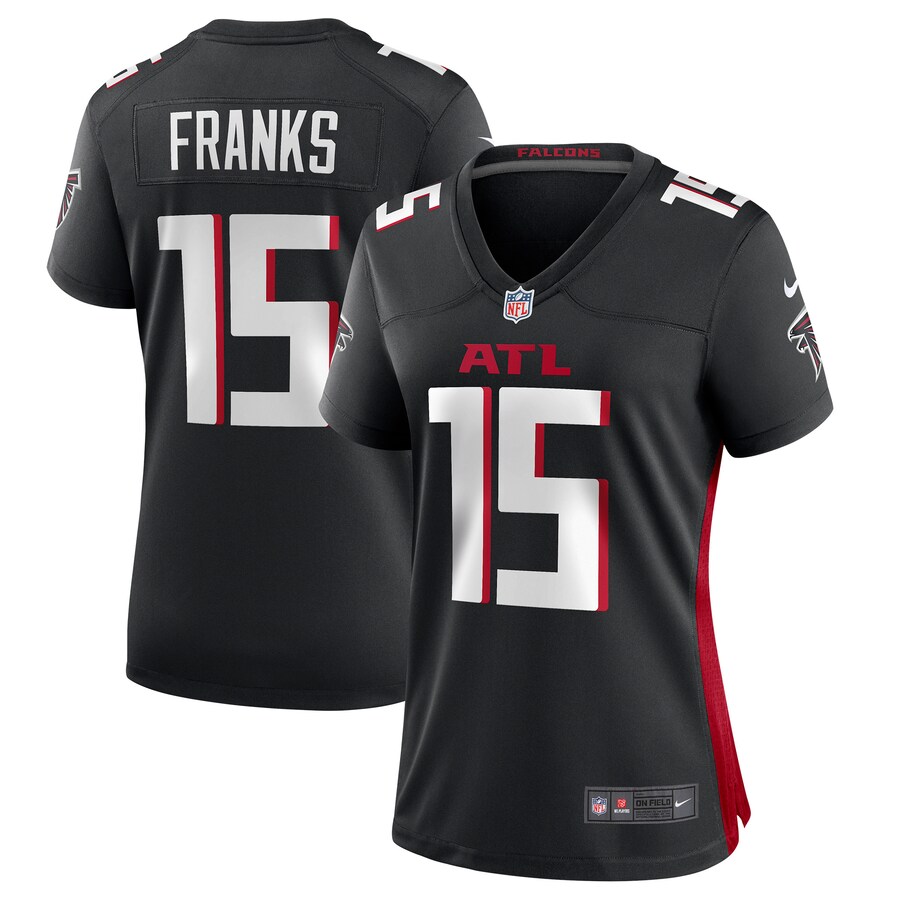 Women's Atlanta Falcons Feleipe Franks Nike Black Game Jersey - Jersey