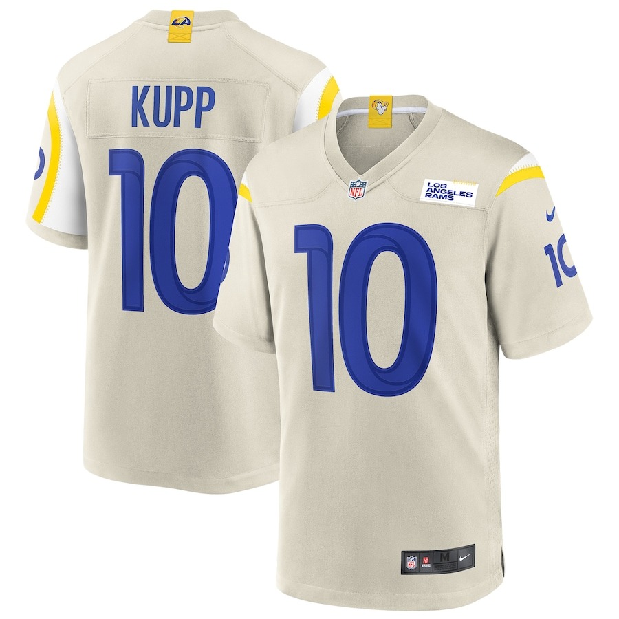 Men's Los Angeles Rams Cooper Kupp Nike Bone Player Game Jersey - Jersey