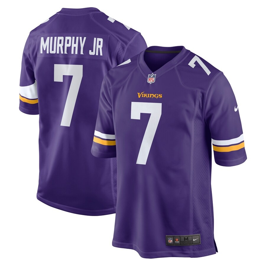 Men's Minnesota Vikings Byron Murphy Jr. Nike Purple Game Jersey - Jersey