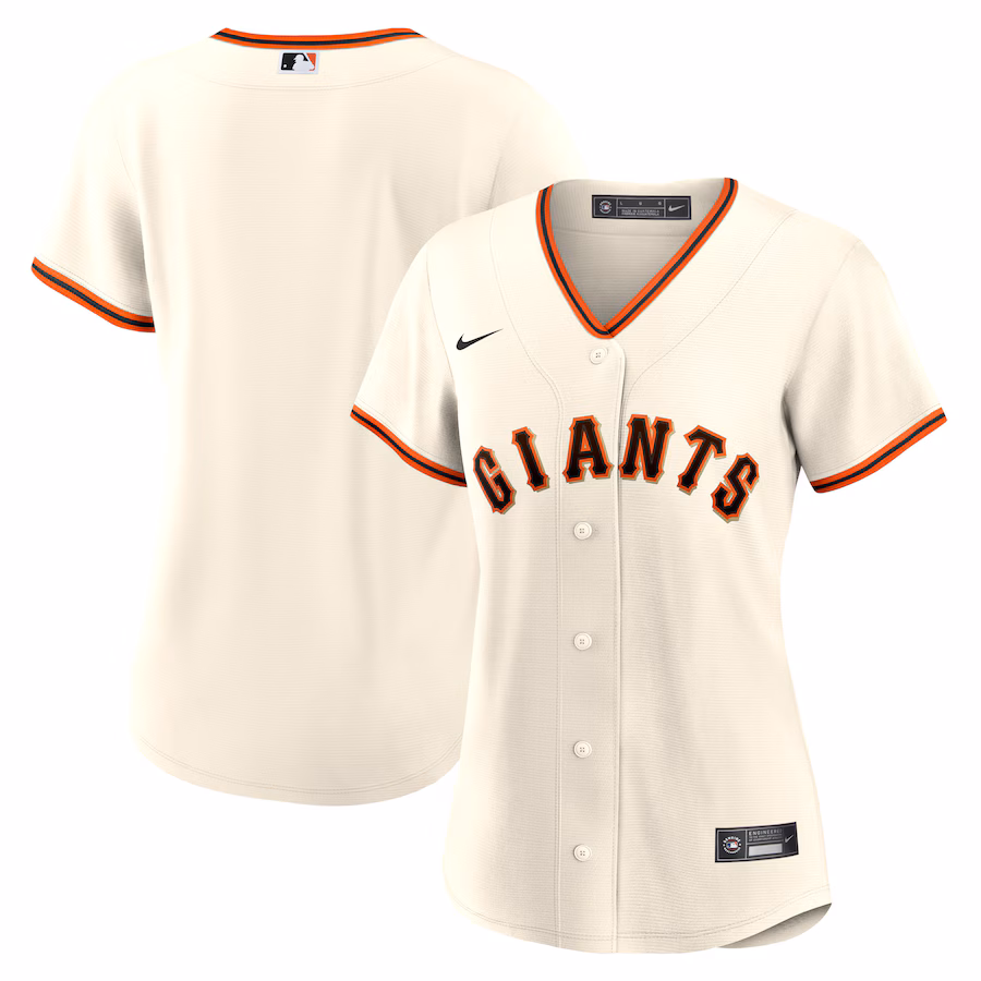 Women's San Francisco Giants Nike Cream Home Blank Replica Jersey - Jersey