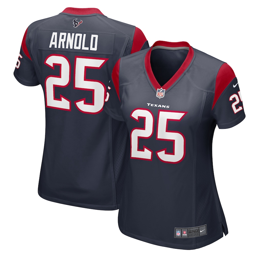 Women's Houston Texans Grayland Arnold Nike  Navy Team Game Jersey - Jersey