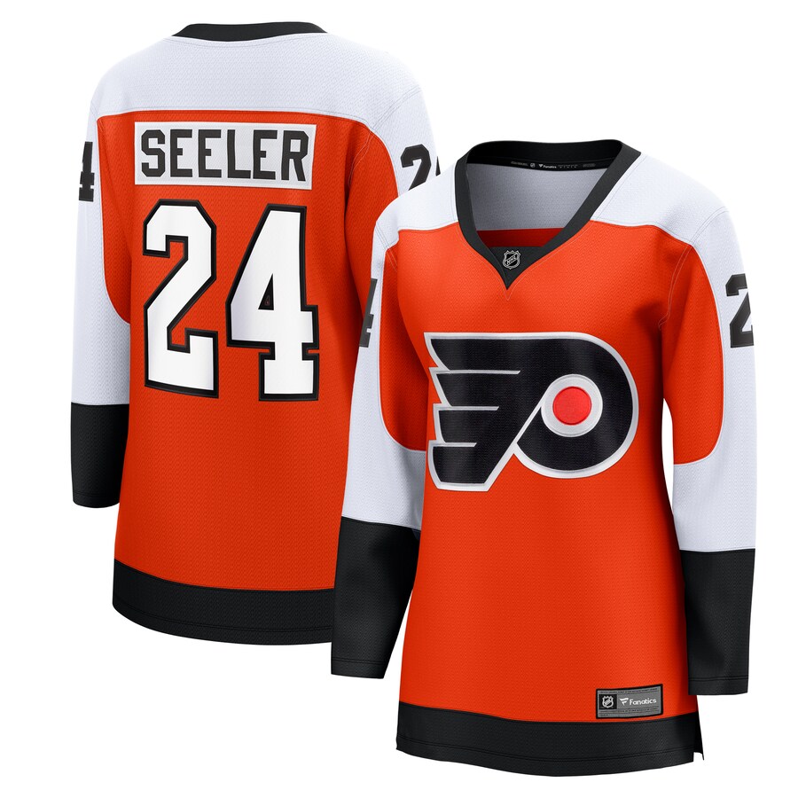 Women's Philadelphia Flyers Nick Seeler Fanatics Branded Orange Home Breakaway Player Jersey - Jersey