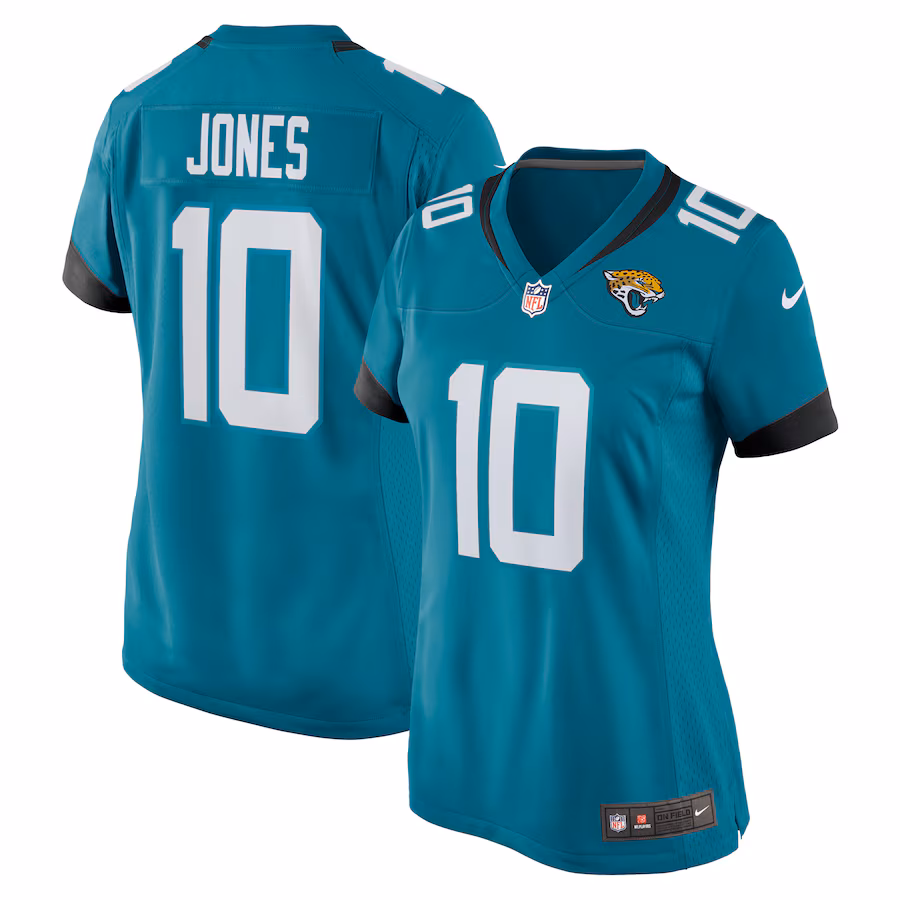 Women's Jacksonville Jaguars Mac Jones Nike  Teal Team Game Jersey - Jersey