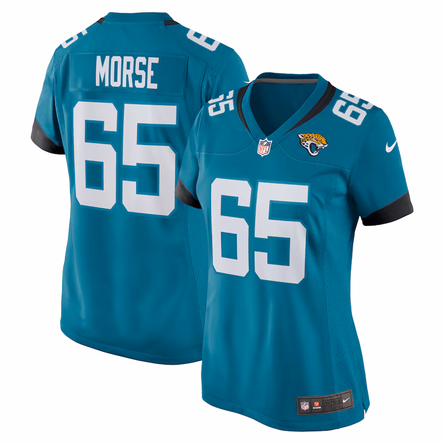 Women's Jacksonville Jaguars Mitch Morse Nike  Teal Team Game Jersey - Jersey