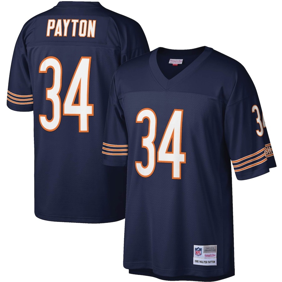 Men's Chicago Bears Walter Payton Mitchell & Ness Navy Legacy Replica Jersey - Jersey