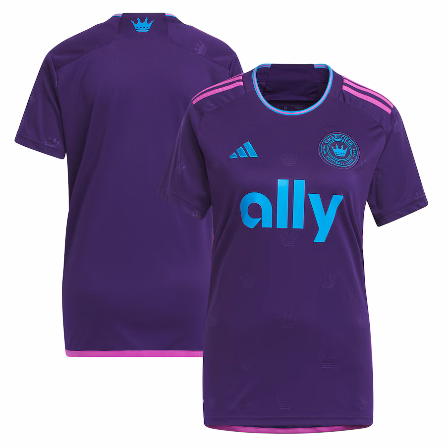 Women's Charlotte FC adidas Purple 2023 Crown Jewel Kit Replica Jersey - Jersey