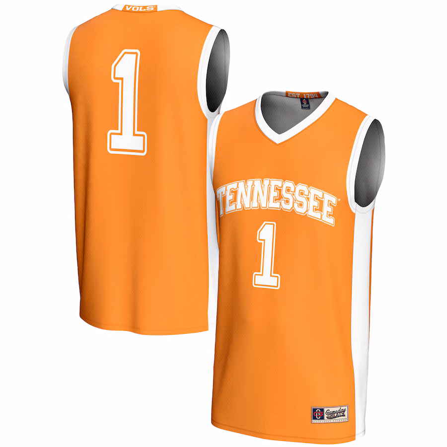 Unisex GameDay Greats #1 Tennessee Orange Tennessee Volunteers Lightweight Basketball Jersey - Jersey