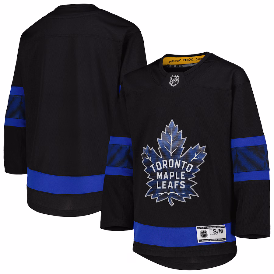 Youth Toronto Maple Leafs Black Alternate Premier Team Jersey - Jersey