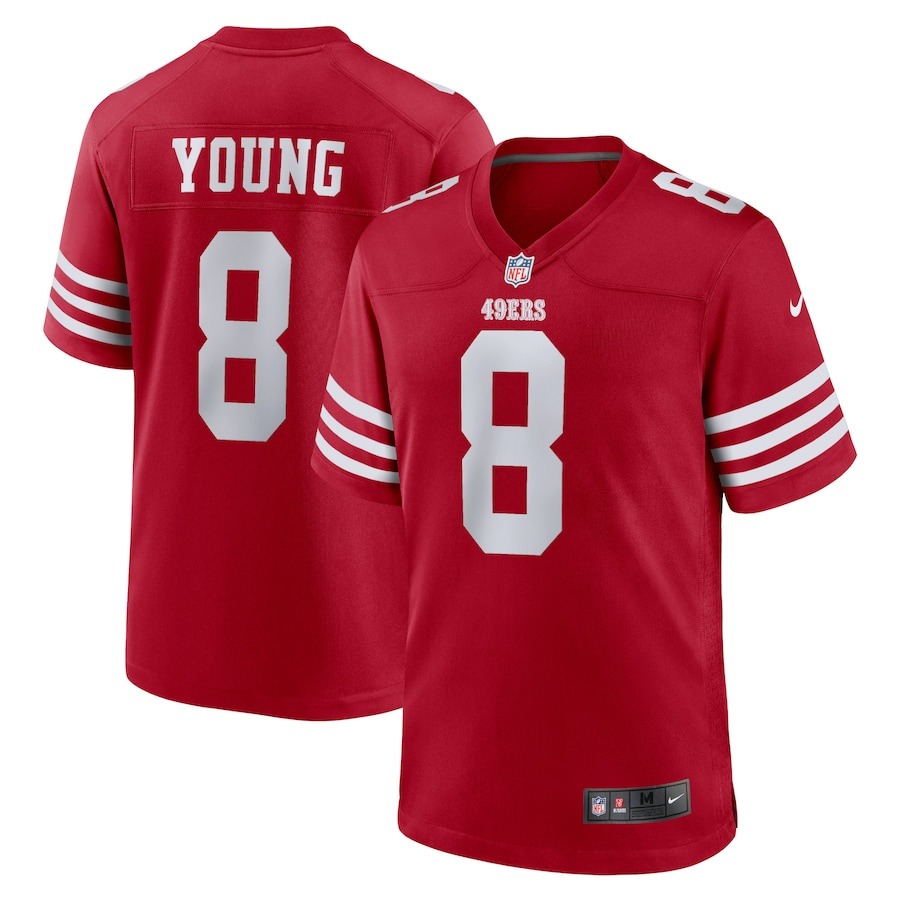 Men's San Francisco 49ers Steve Young Nike Scarlet Retired Player Game Jersey - Jersey