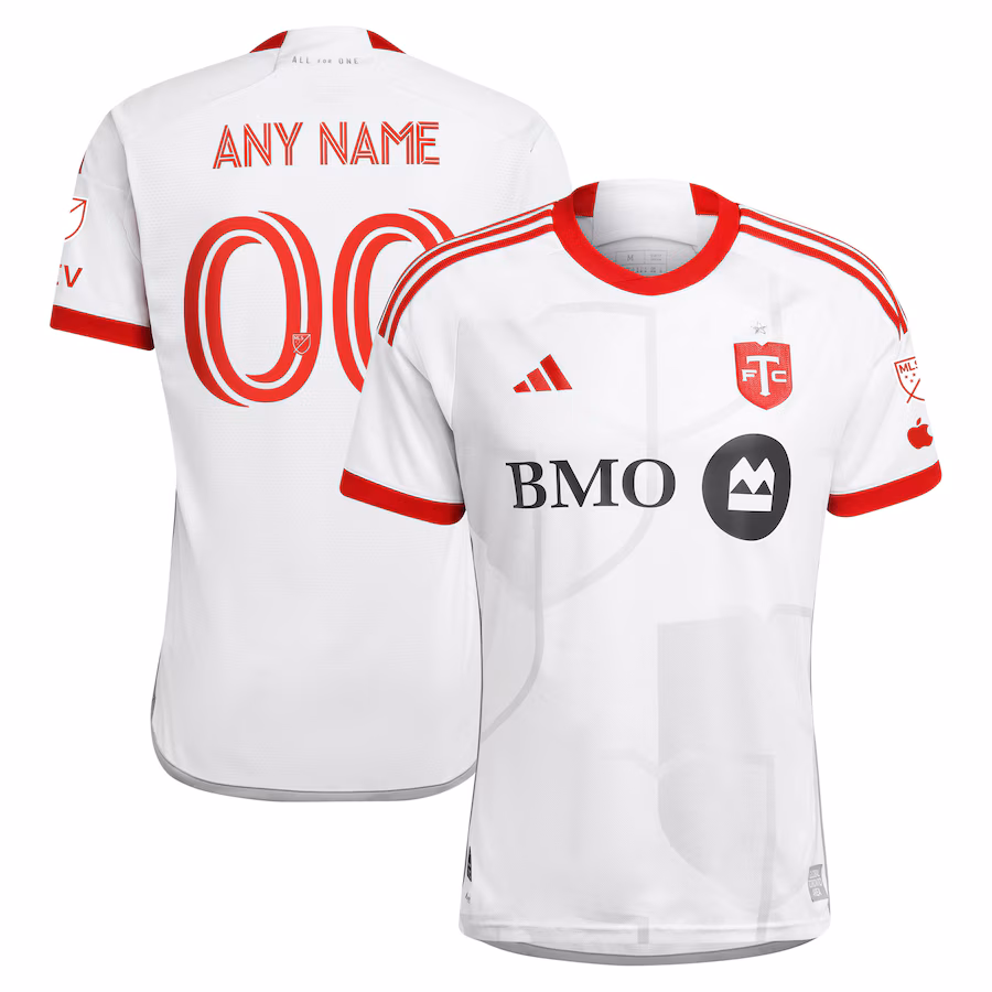 Men's Toronto FC  adidas White 2024 GTA Kit Authentic Custom Jersey - Jersey