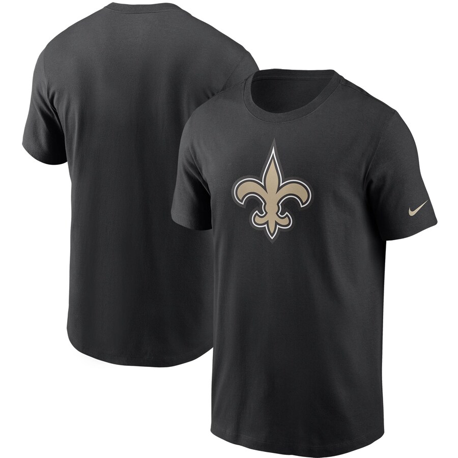 Men's New Orleans Saints Nike Black Primary Logo T-Shirt - Jersey