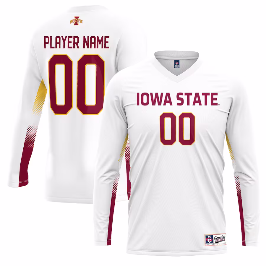 Iowa State Cyclones GameDay Greats Youth NIL Lightweight Volleyball Jersey - White - Jersey