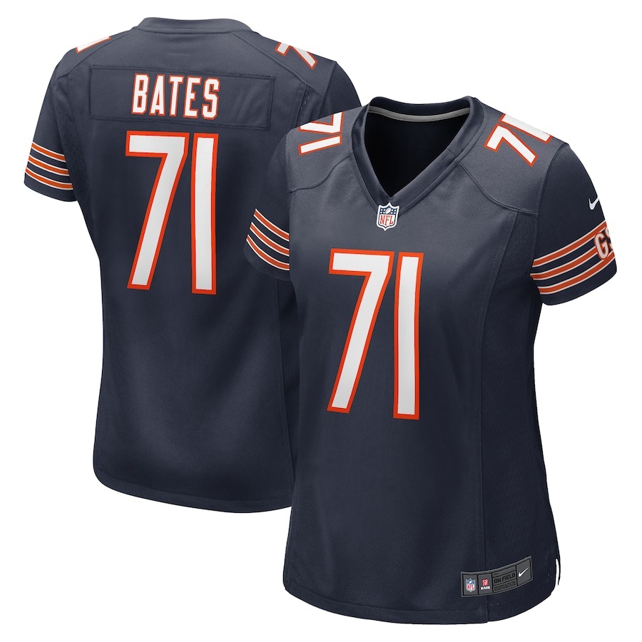 Women's Chicago Bears Ryan Bates Nike  Navy  Game Jersey - Jersey