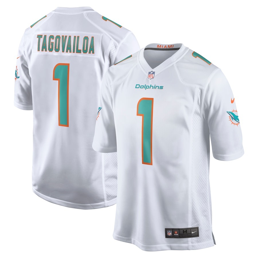 Men's Miami Dolphins Tua Tagovailoa Nike White Game Jersey - Jersey