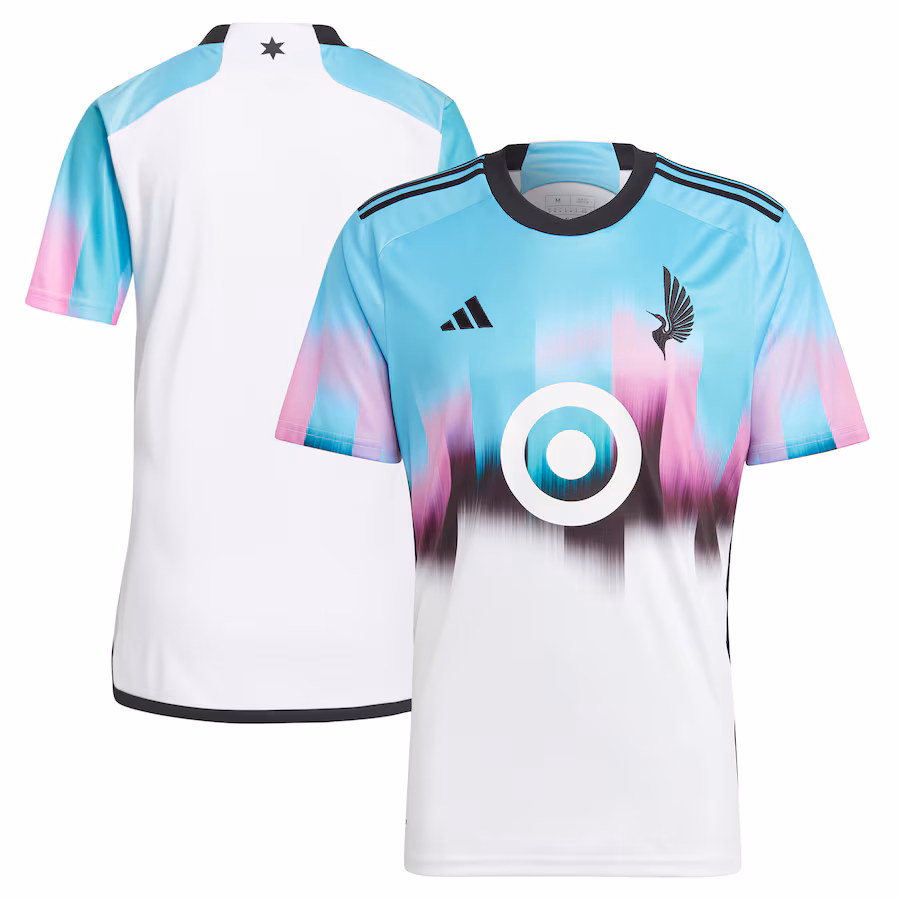 Men's Minnesota United FC adidas White 2023 The Northern Lights Kit Replica Jersey - Jersey