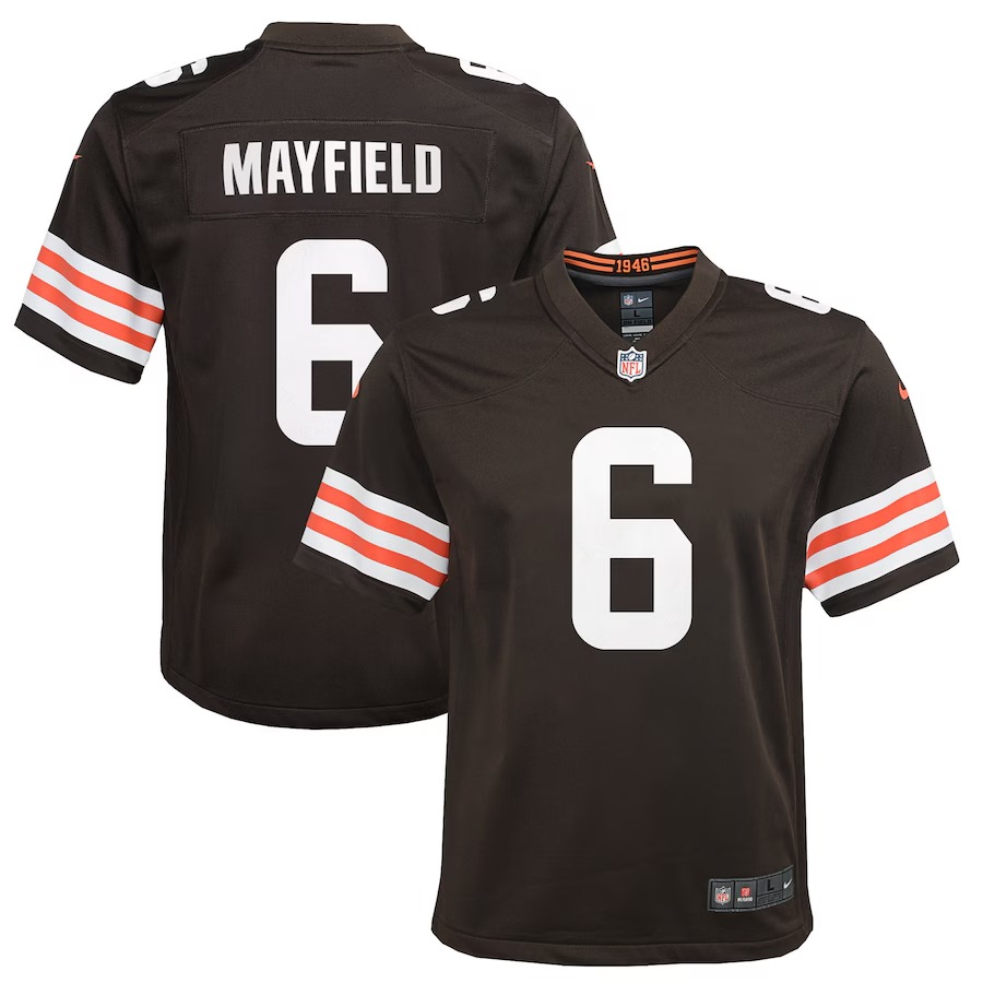 Youth Cleveland Browns Baker Mayfield Nike Brown Game Player Jersey - Jersey