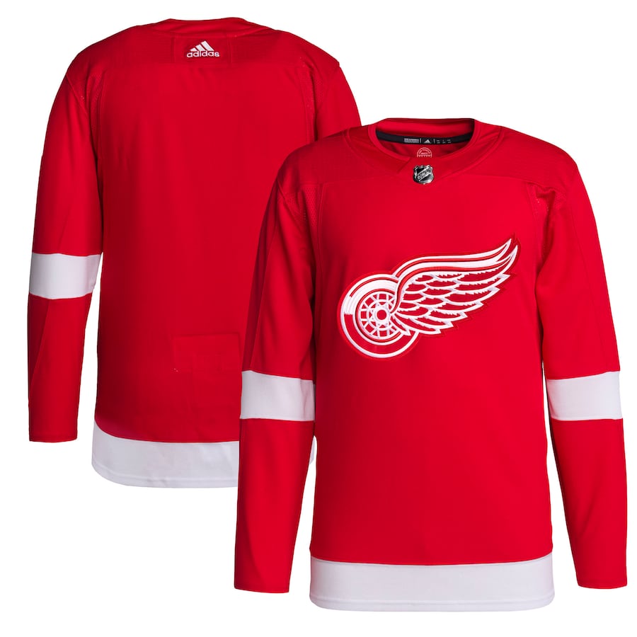 Men's Detroit Red Wings adidas Red Home Primegreen Authentic Jersey - Jersey