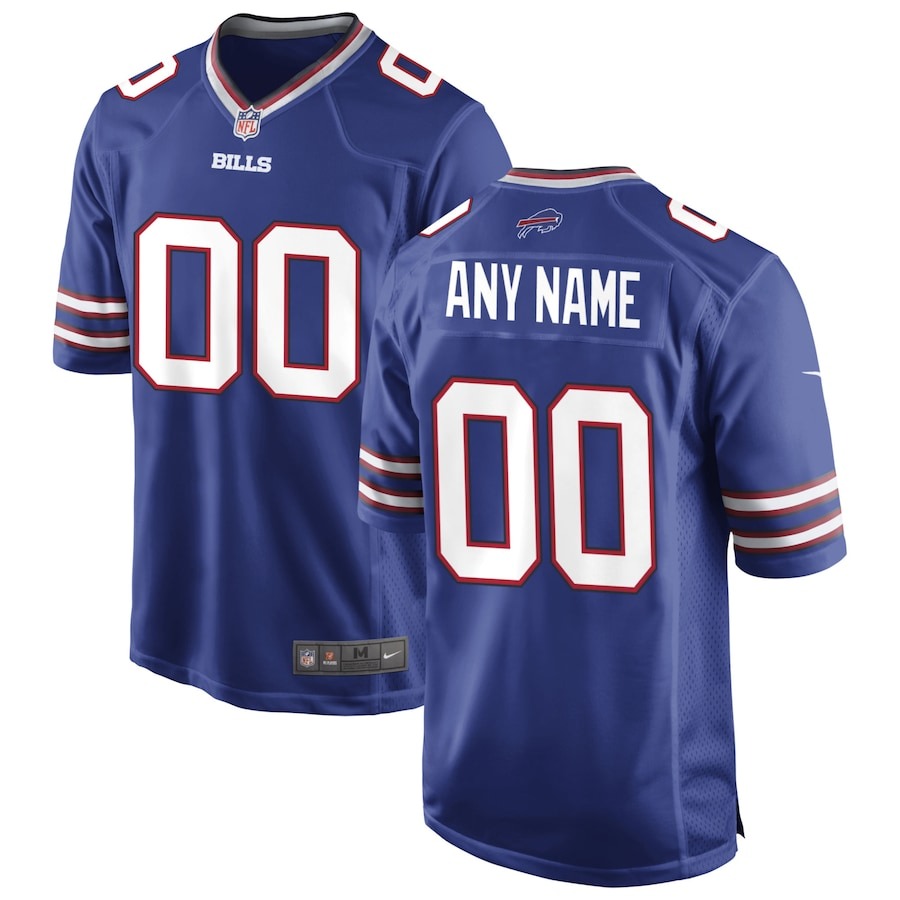 Men's Buffalo Bills Nike Royal Custom Game Jersey - Jersey