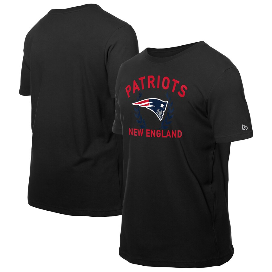 Men's New England Patriots New Era Black 2025 NFL Draft T-Shirt - Jersey