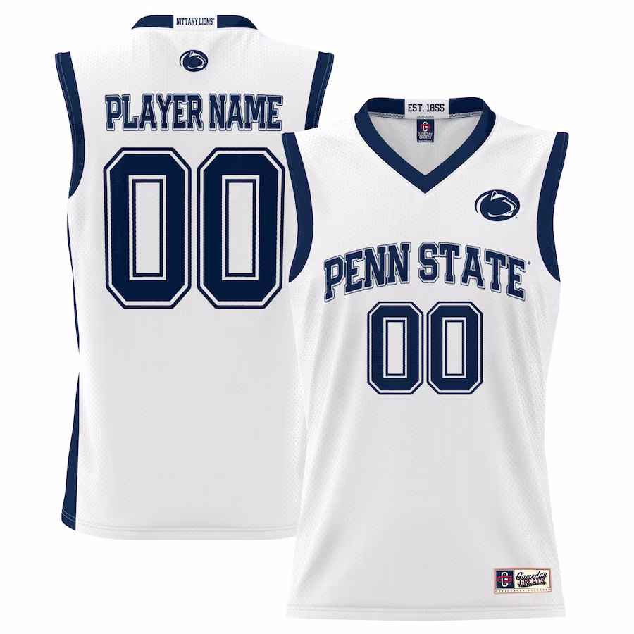 Penn State Nittany Lions GameDay Greats Youth NIL Pick-A-Player Lightweight Basketball Jersey - White - Jersey