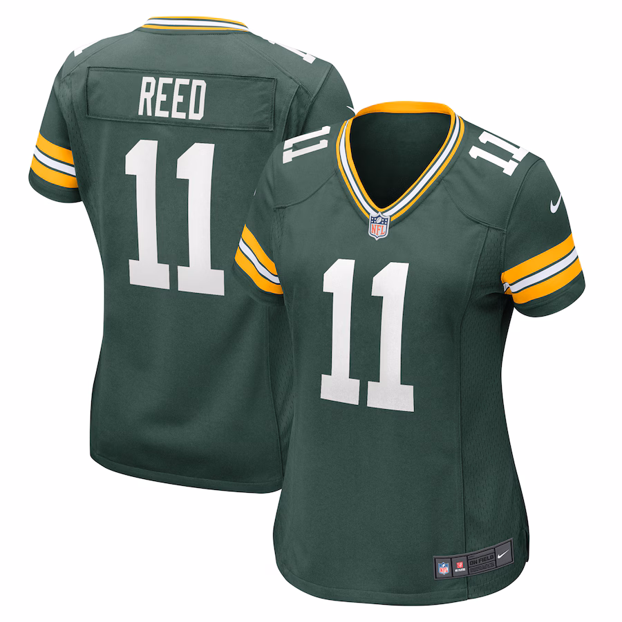 Women's Green Bay Packers Jayden Reed Nike  Green  Game Jersey - Jersey