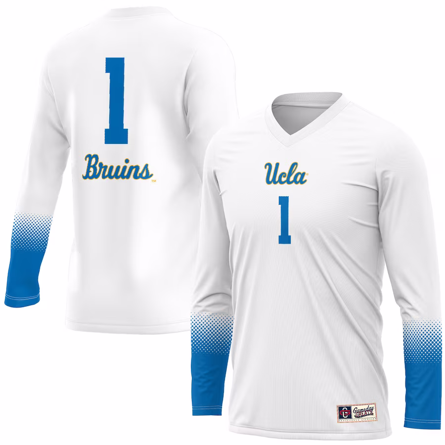 #1 UCLA Bruins GameDay Greats Youth Lightweight Women's Volleyball Jersey - White - Jersey