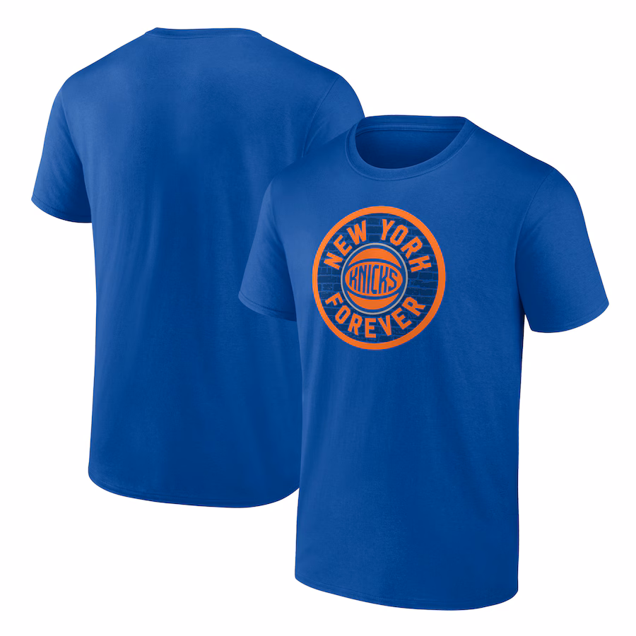 Men's New York Knicks Blue Tip-Off T-Shirt - Jersey